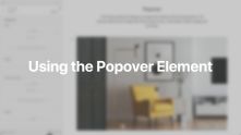 Popover Element Documentation Video for WordPress