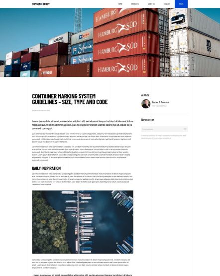 Tomsen Brody Joomla template Post Layout