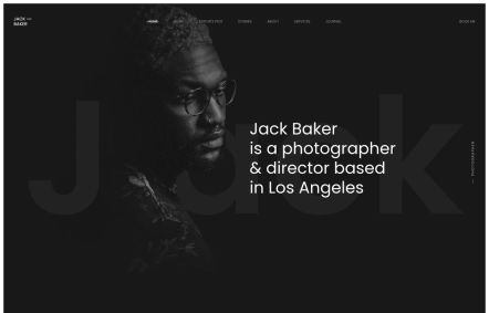 Jack Baker Joomla template Home Page in Default Style