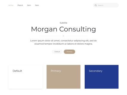 Morgan Consulting Joomla Template Default Style