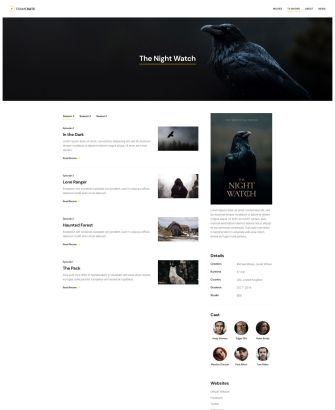 TV Show Category Layout