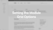 Module Grid Options Documentation Video for Joomla