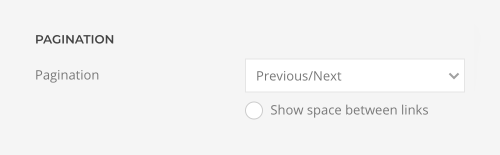 Pagination