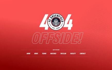 FC Greenfield Joomla Template Error 404 Layout