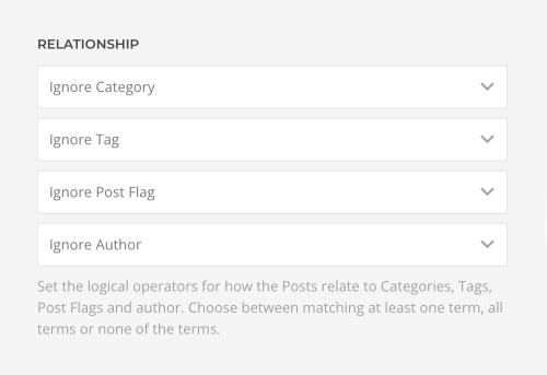 Related posts relationship