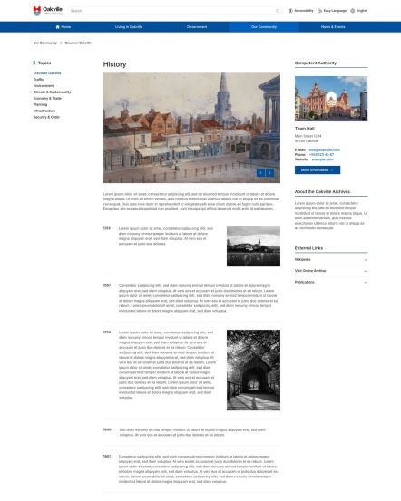 Oakville Joomla template Topic Post List Layout