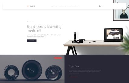 Avanti WordPress Theme Modern Style