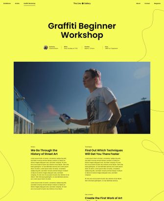 Graffiti Workshop Layout