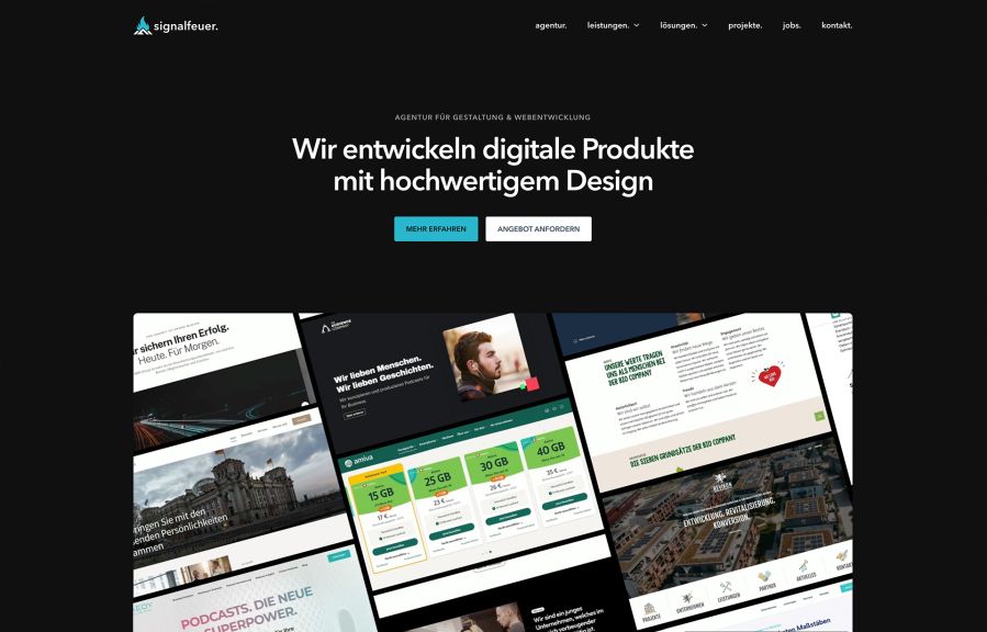 signalfeuer. Work Example