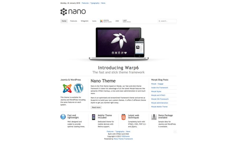 Nano WordPress Theme