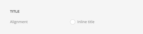 Alert title