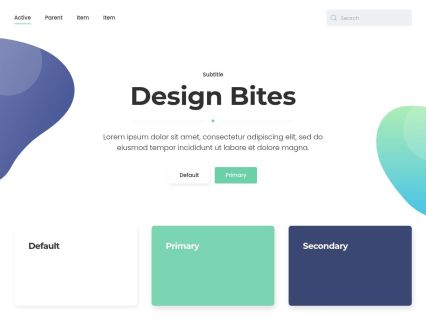 Design Bites WordPress Theme White Lightgreen Style