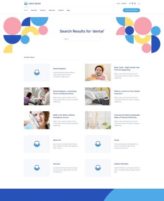 Search Layout