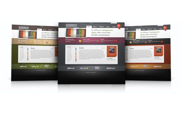 Shuffle template – August 08 YOOtheme club template