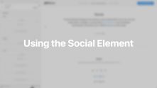 Social Element Documentation Video for WordPress