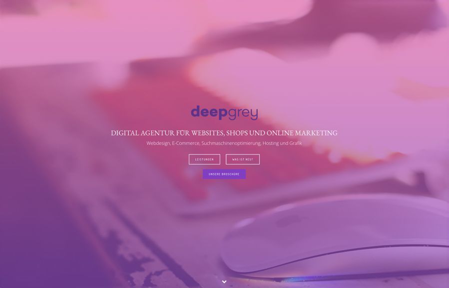 Deepgrey Internet & Print Design Work Example