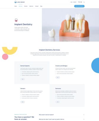 Implant Dentistry Layout