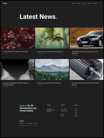 Soda Joomla template Post Index Layout