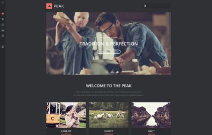 Peak WordPress Theme Salmon Style