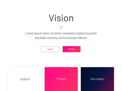 Vision Joomla Template White Pink Style