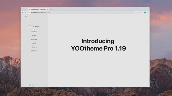 YOOtheme Pro 1.19 Video