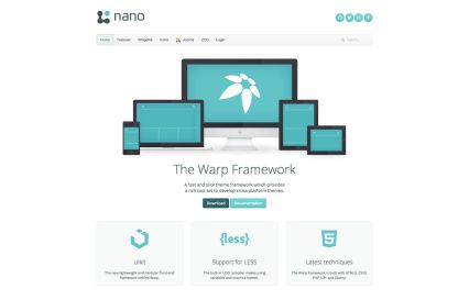 Nano 3 WordPress Theme Turquoise Style