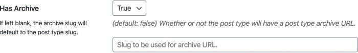 Custom post types archive option in CPT UI