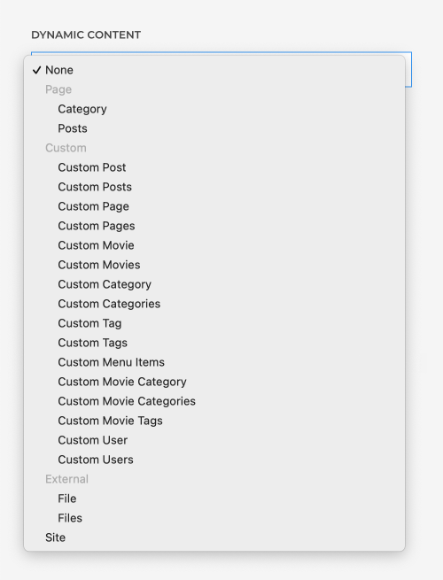 Custom post types sources