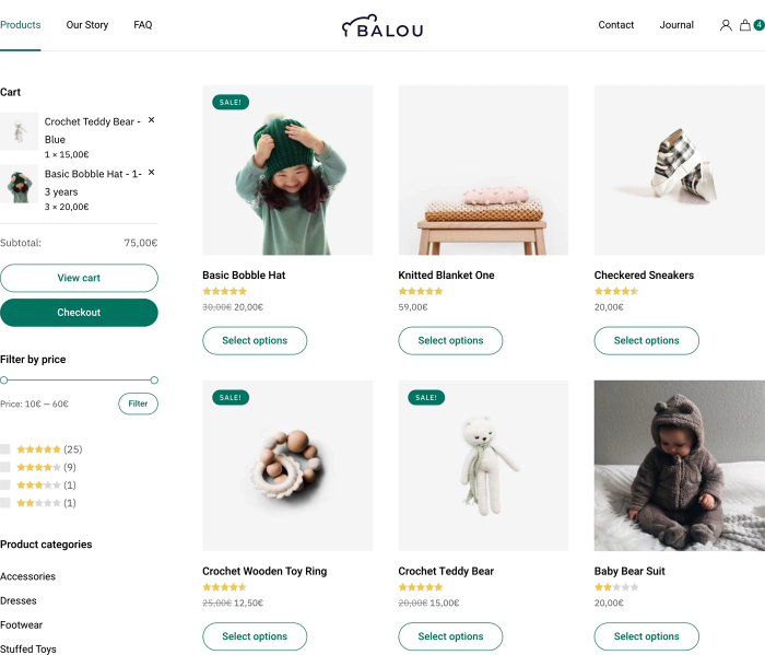 WooCommerce style variations