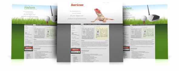 Horizon template – January 07 YOOtheme club template