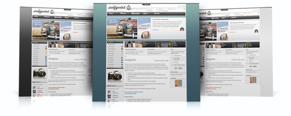 Zeitgeist template – April 07 YOOtheme club template