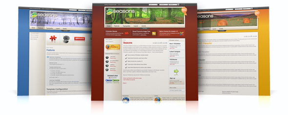 Seasons template – August 07 YOOtheme club template