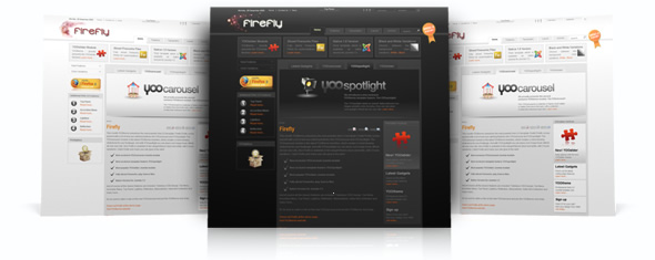 Firefly template – September 07 YOOtheme club template