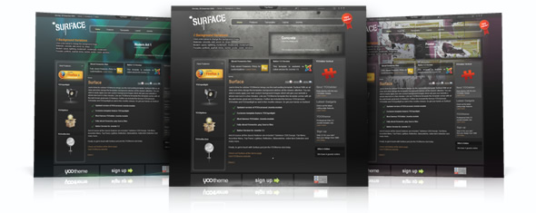 Surface template – October 07 YOOtheme club template
