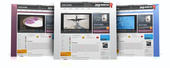 Evolution template – July 08 YOOtheme club template