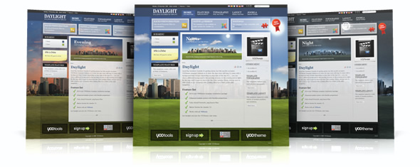 Daylight template – December 08 YOOtheme club template