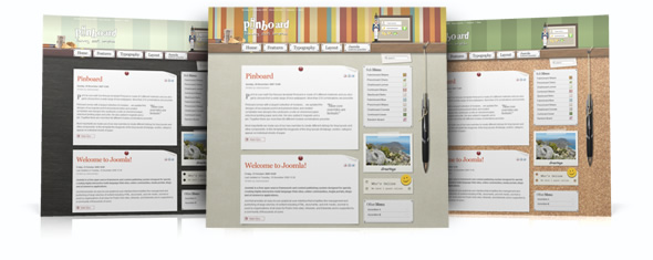 Pinboard template – February 09 YOOtheme club template