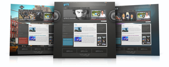Vox template – February 2010 YOOtheme club template