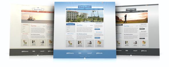 Royal Plaza template – July 2010 YOOtheme club template