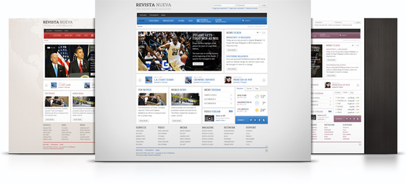 Revista Theme – February 2012 YOOtheme club theme