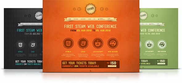 Steam Theme – June 2012 YOOtheme club theme