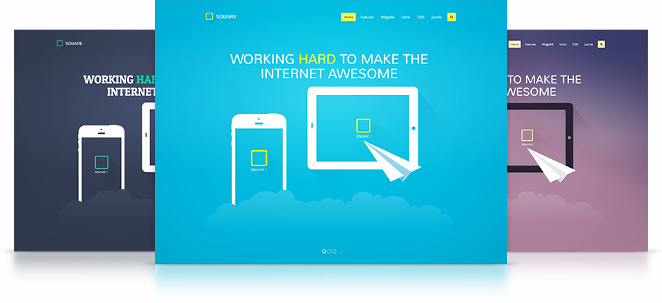 Square Theme – November 2013 YOOtheme club theme