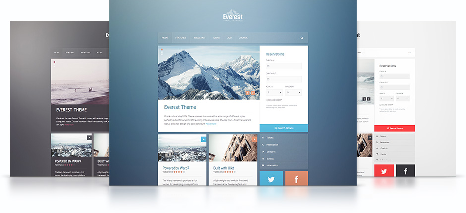 Everest Theme – May 2014 YOOtheme club theme