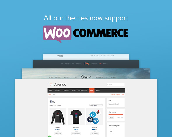 WooCommerce Support – WordPress shop with our themes