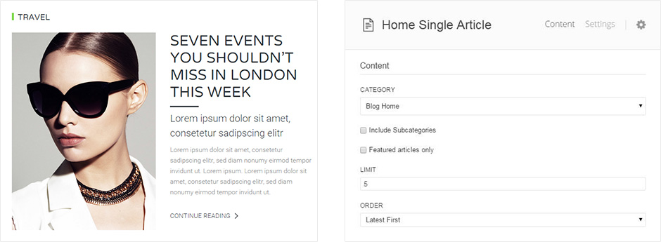 Flexible Article Styling