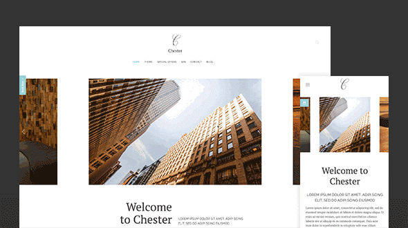 Chester Theme – February 2016 YOOtheme club theme