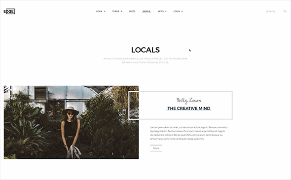 Edge Block Layouts