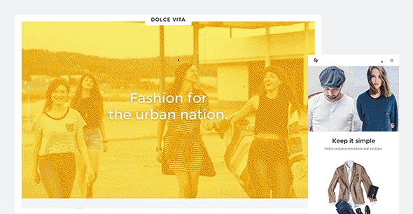 Dolce Vita Theme – May 2016 YOOtheme club theme