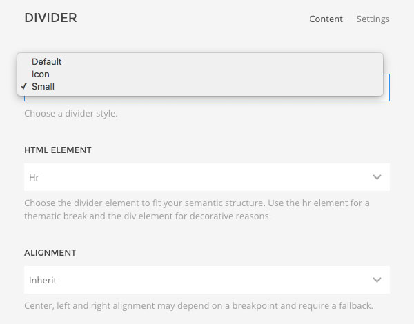 Divider Small