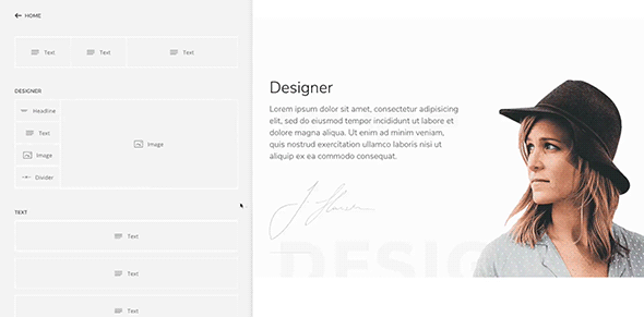 Parallax for elements